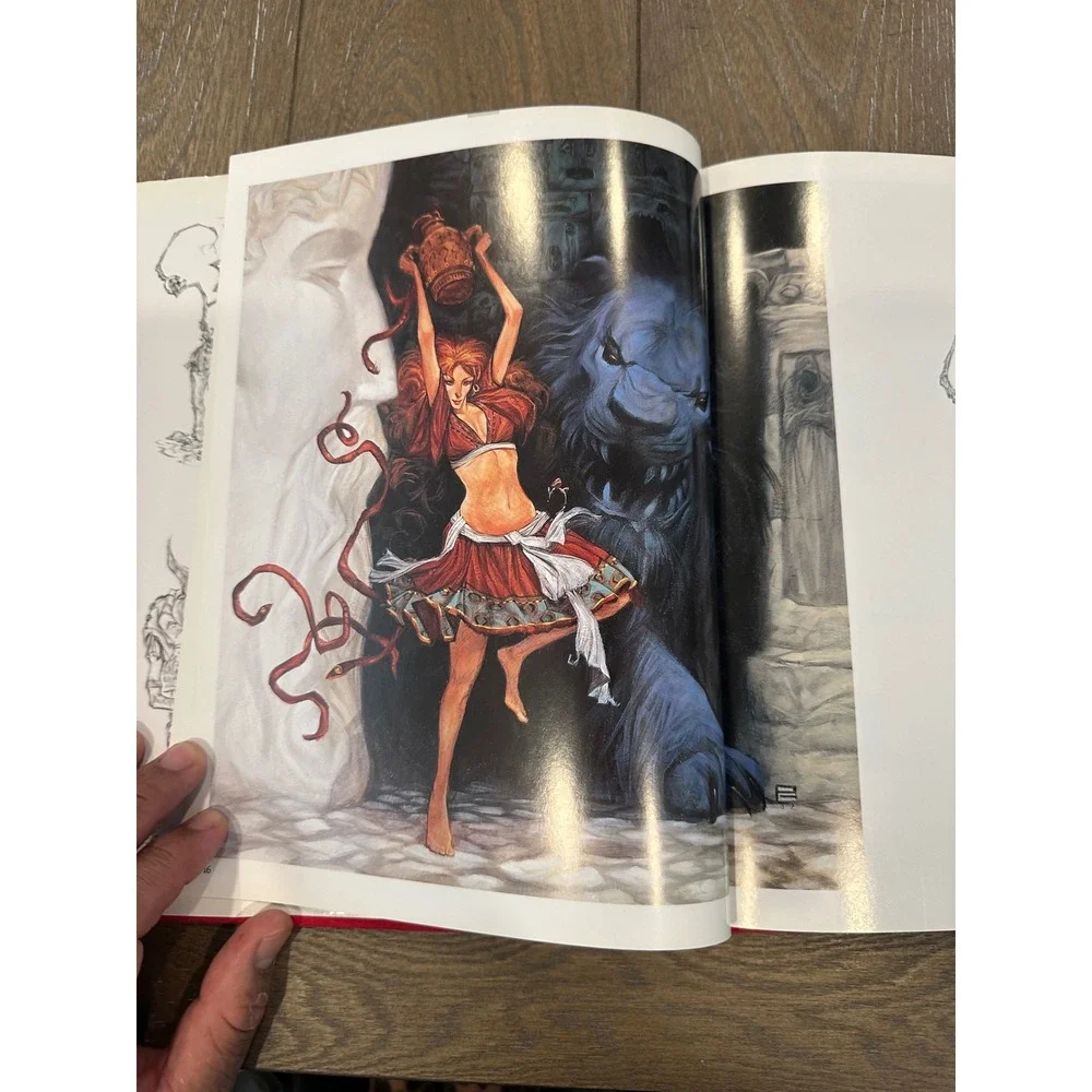 Peter Clarke Mythos Fantastical Drawings and Paintings Art Book Signed